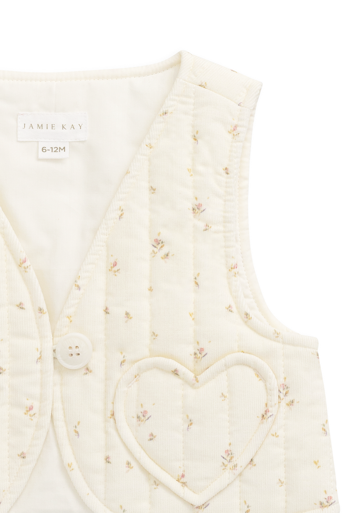 Londyn Pincord Vest - Dina Antique Childrens Vest from Jamie Kay Australia