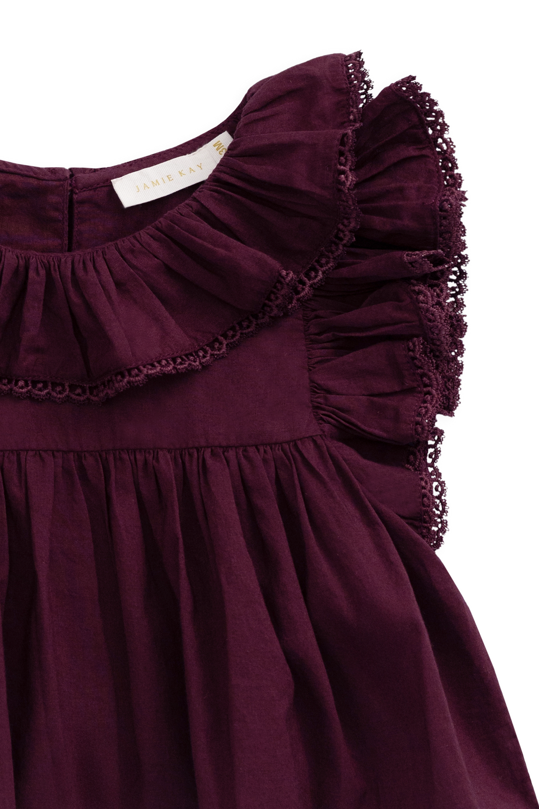 Organic Cotton Banks Blouse - Fig Childrens Top from Jamie Kay Australia