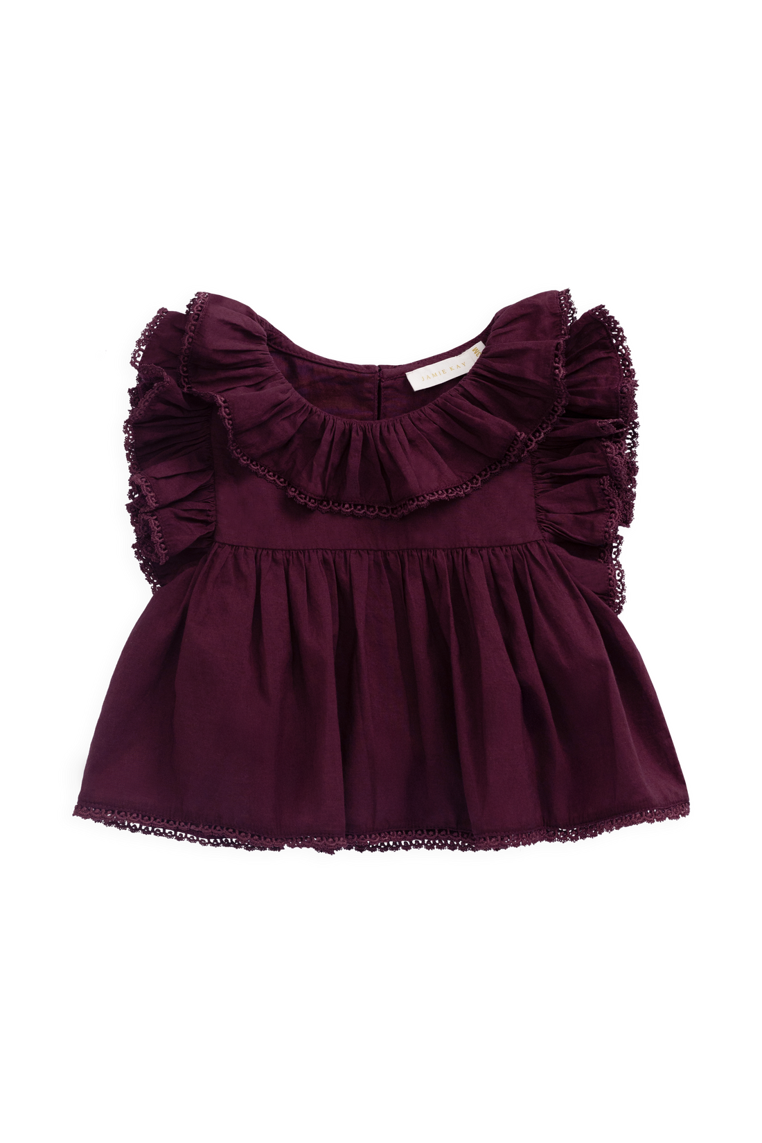 Organic Cotton Banks Blouse - Fig Childrens Top from Jamie Kay Australia