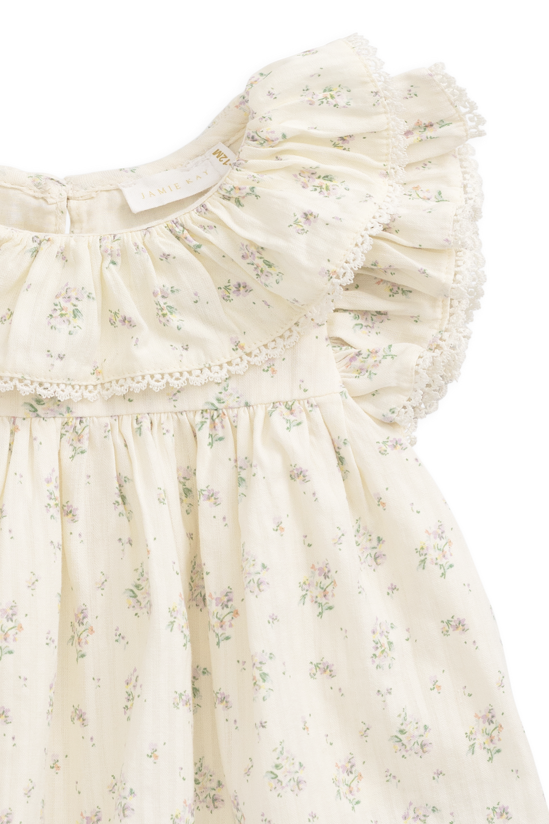 Organic Cotton Banks Blouse - Justine Orchid Childrens Top from Jamie Kay Australia