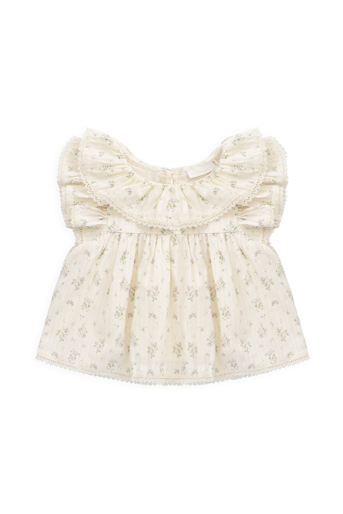 Organic Cotton Banks Blouse - Justine Orchid Childrens Top from Jamie Kay Australia