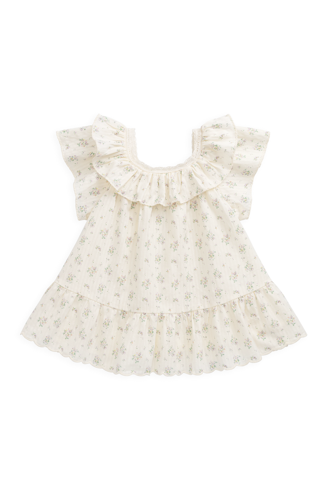 Organic Cotton Cassidy Dress - Justine Orchid Childrens Dress from Jamie Kay Australia