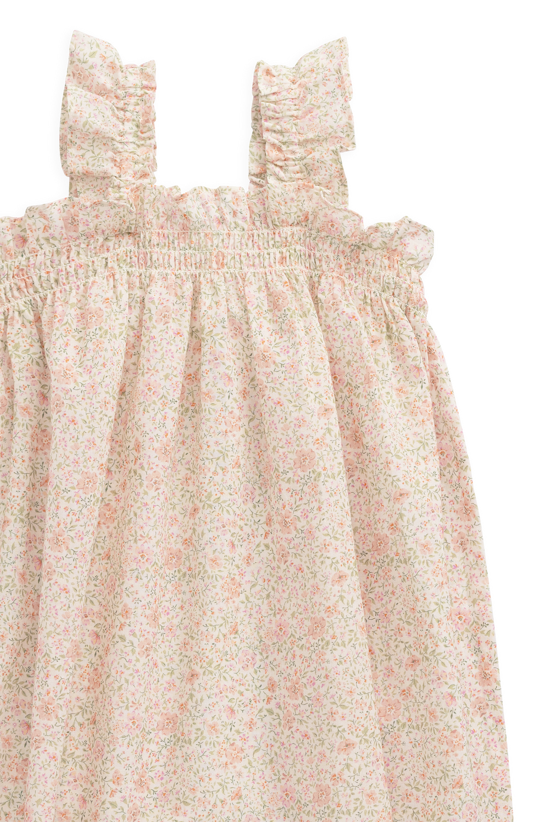 Organic Cotton Catalina Playsuit - Flora Pink Childrens Playsuit from Jamie Kay Australia