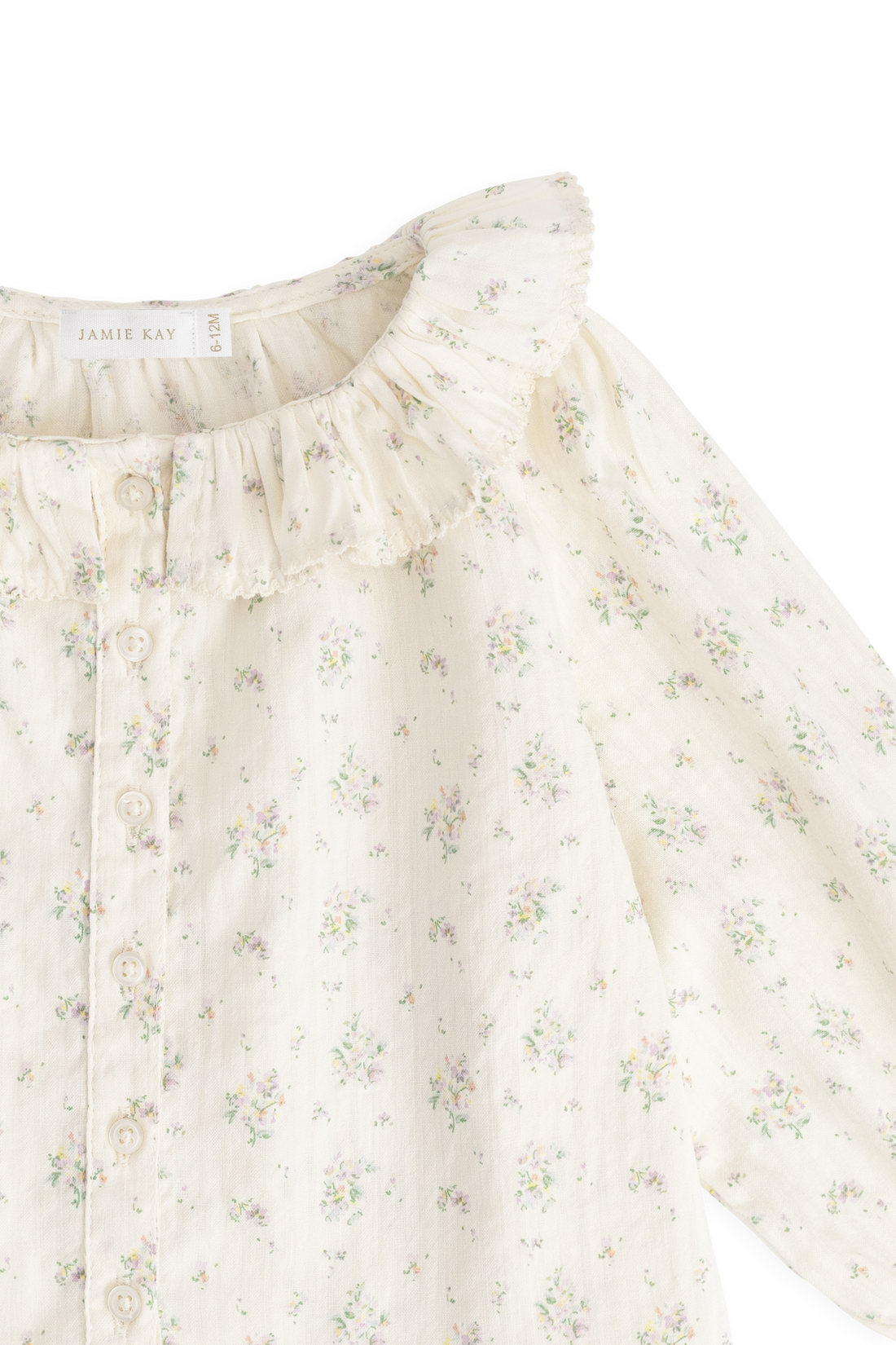 Organic Cotton Cecile Top - Justine Orchid Childrens Top from Jamie Kay Australia