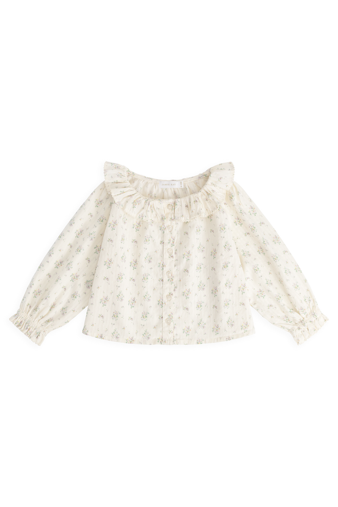 Organic Cotton Cecile Top - Justine Orchid Childrens Top from Jamie Kay Australia