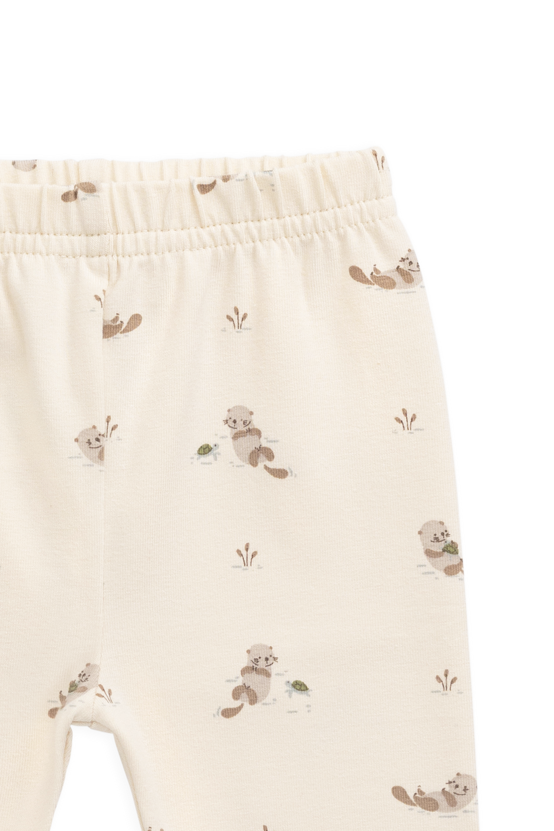 Organic Cotton Everyday Legging - Otter Buddies Tofu Childrens Legging from Jamie Kay Australia