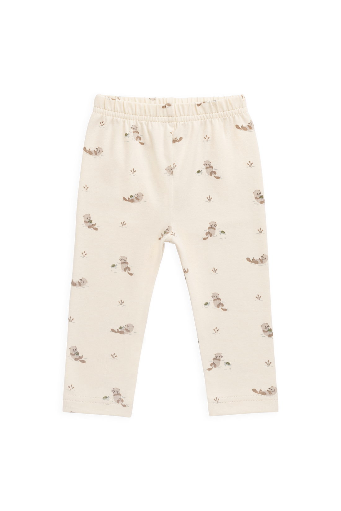 Organic Cotton Everyday Legging - Otter Buddies Tofu Childrens Legging from Jamie Kay Australia