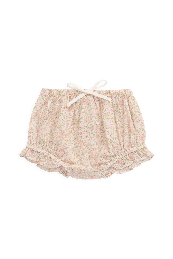 Organic Cotton Frill Bloomer - Flora Pink Childrens Bloomer from Jamie Kay Australia