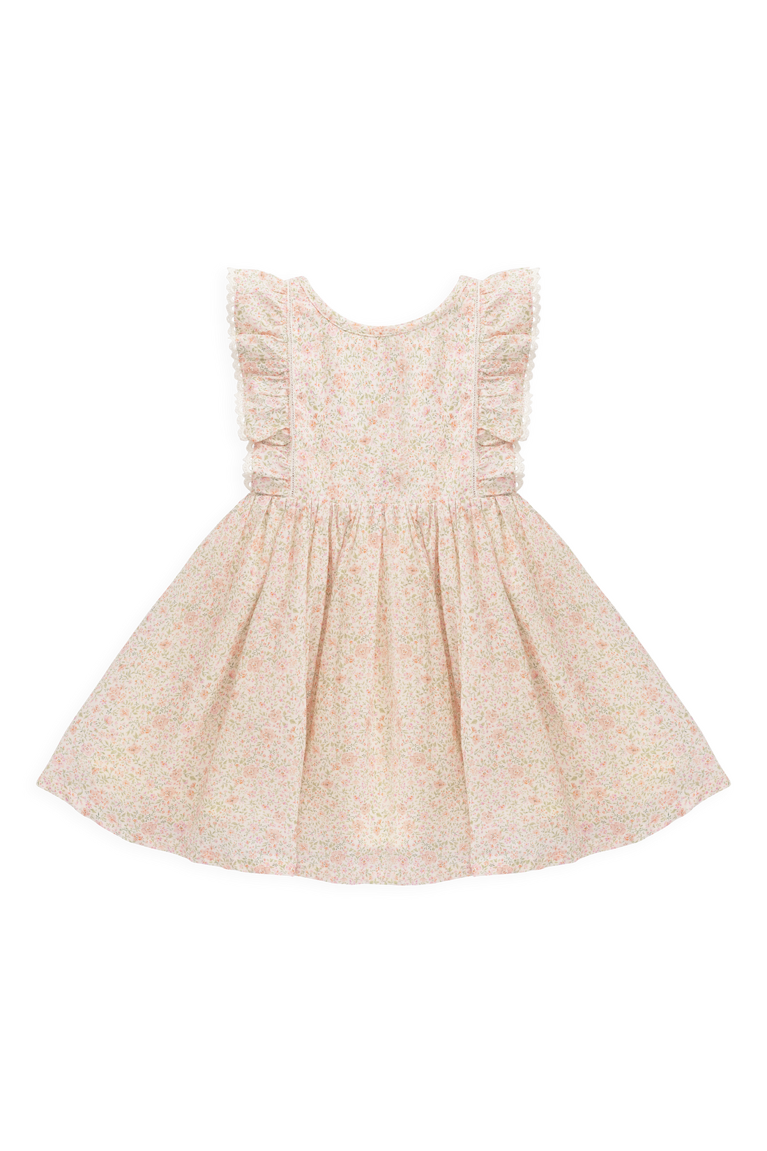 Organic Cotton Helene Dress - Flora Pink Childrens Dress from Jamie Kay Australia