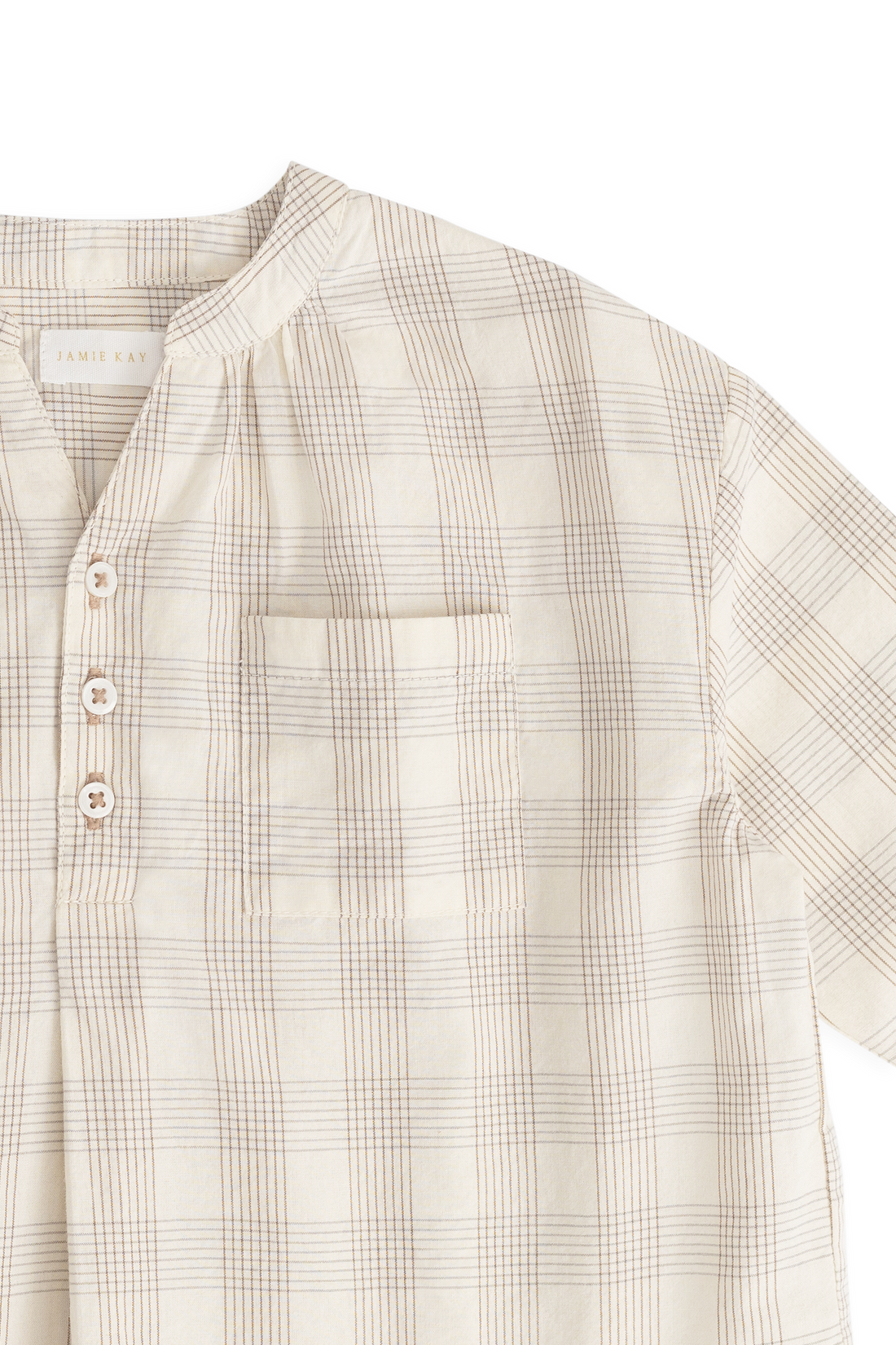 Organic Cotton Kenji Top - Joe Check Natural Childrens Top from Jamie Kay Australia