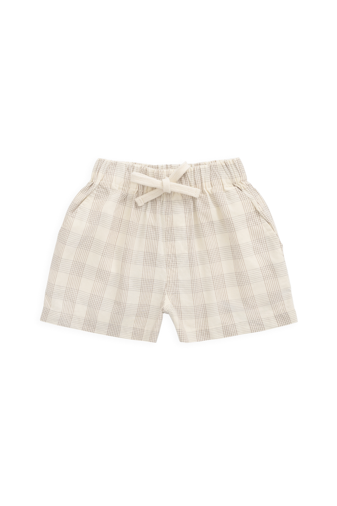 Organic Cotton Louis Short - Joe Check Natural Childrens Shorts from Jamie Kay Australia
