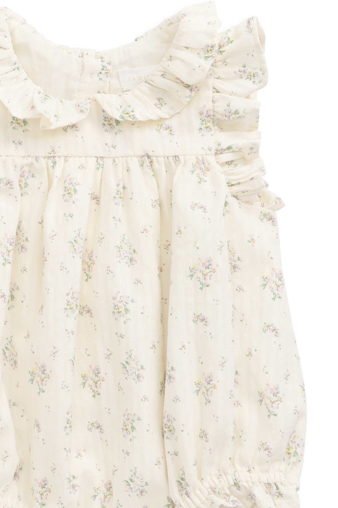 Organic Cotton Miley Playsuit - Justine Orchid Childrens Playsuit from Jamie Kay Australia