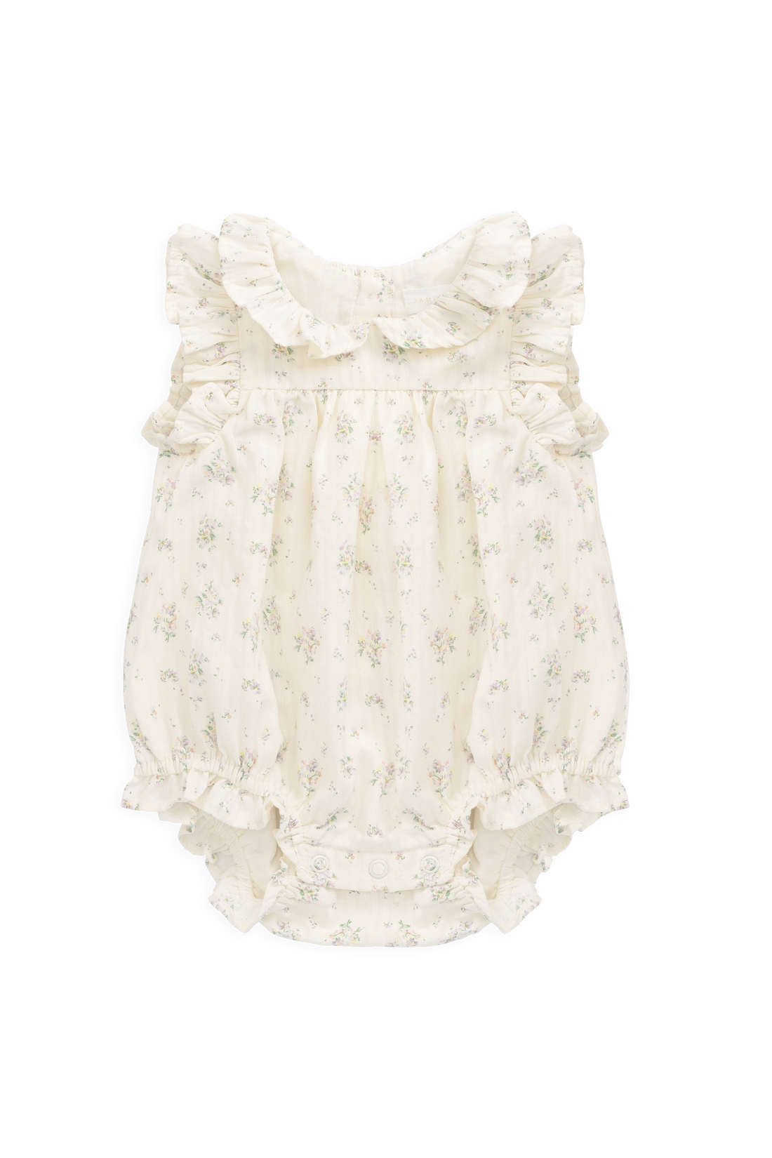 Organic Cotton Miley Playsuit - Justine Orchid Childrens Playsuit from Jamie Kay Australia