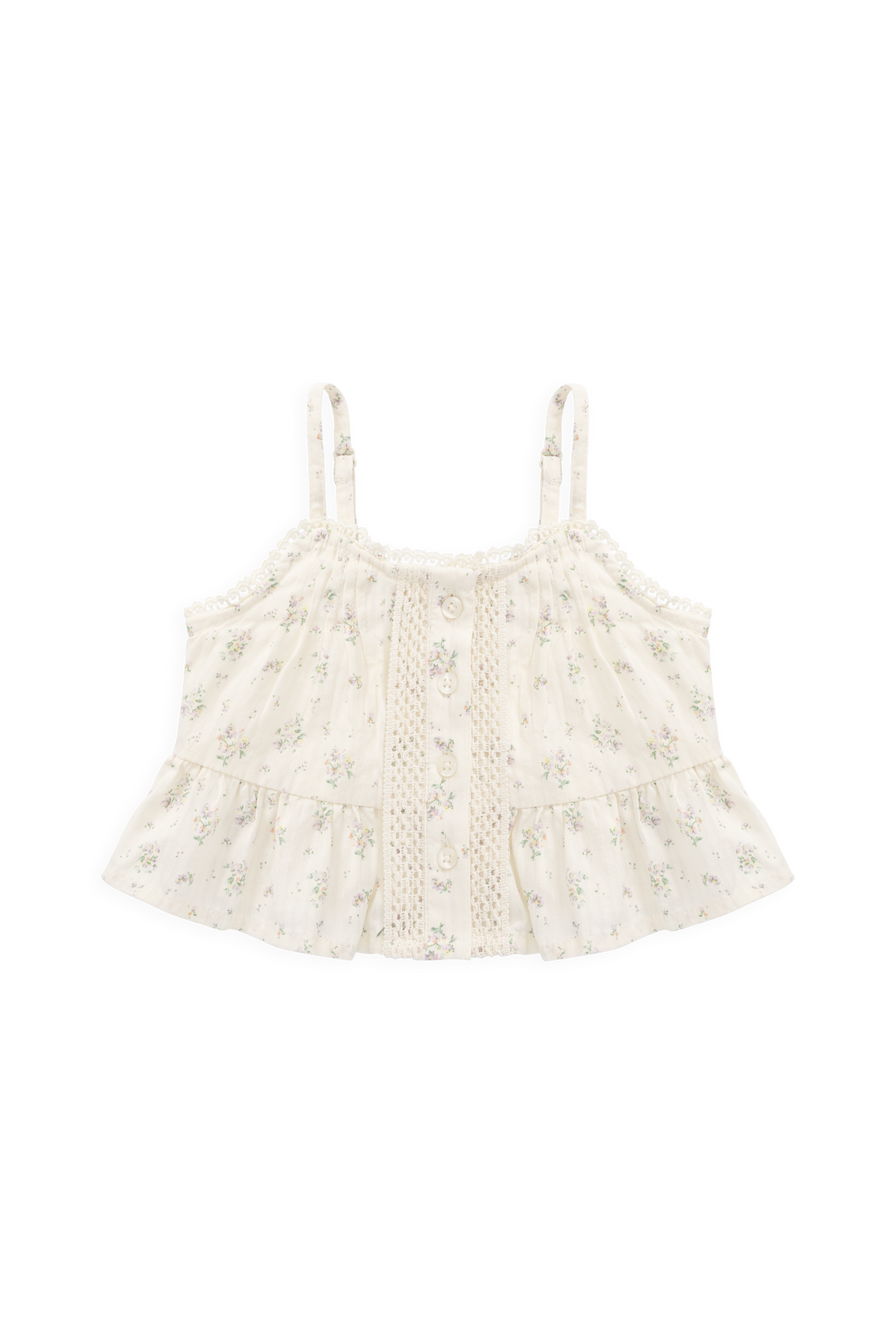 Organic Cotton Miley Top - Justine Orchid Childrens Top from Jamie Kay Australia