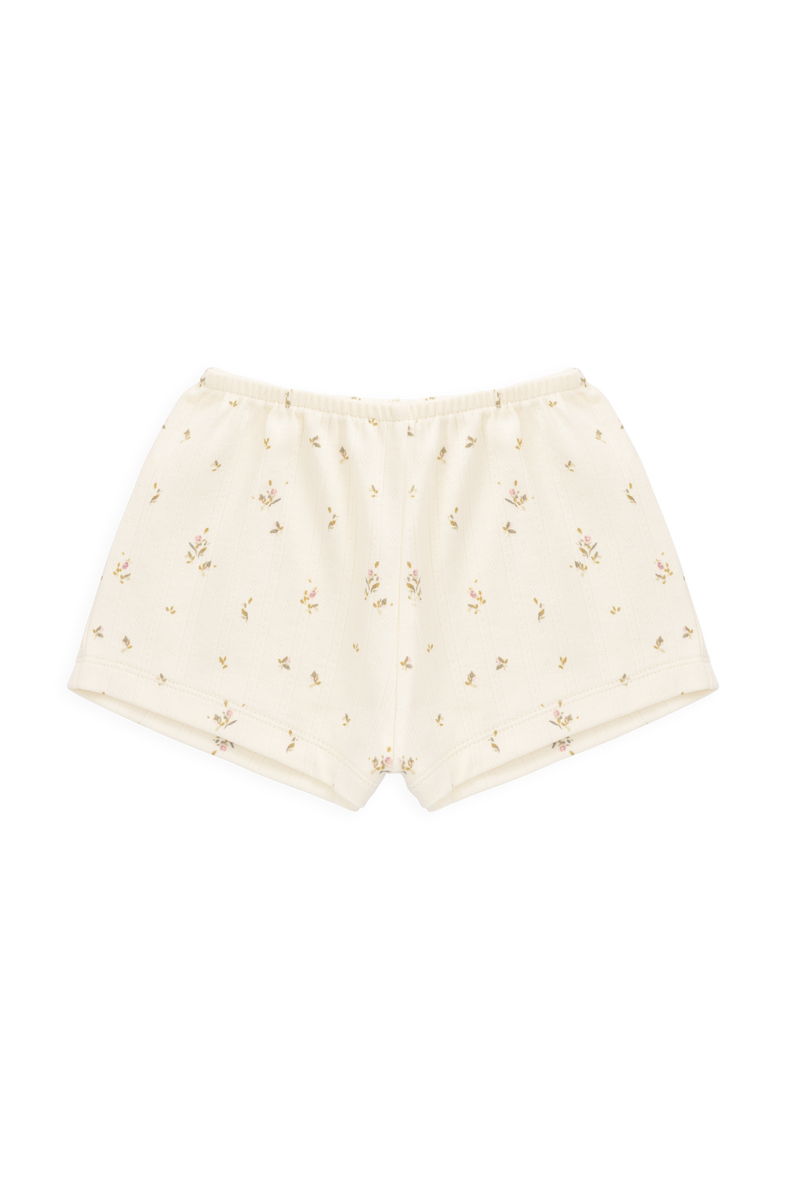 Organic Cotton Pointelle Anais Short - Dina Antique Childrens Shorts from Jamie Kay Australia