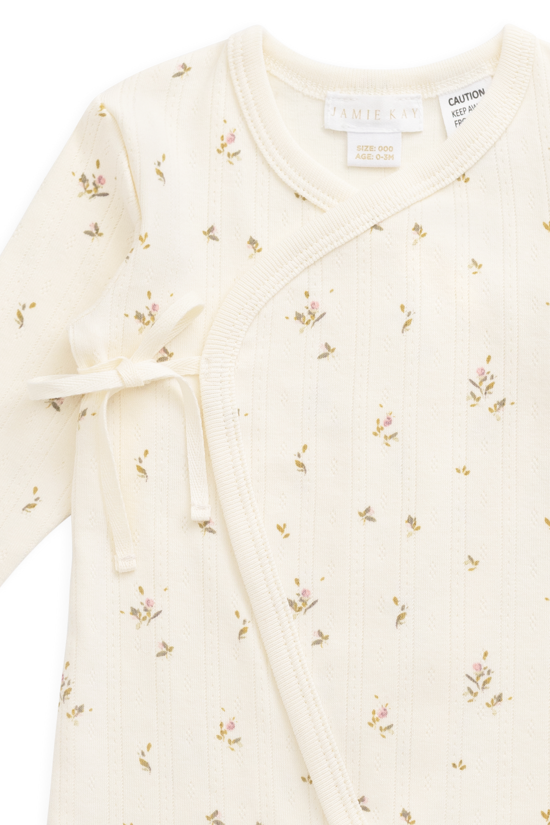 Organic Cotton Pointelle Estelle Onepiece - Dina Antique Childrens Onepiece from Jamie Kay Australia