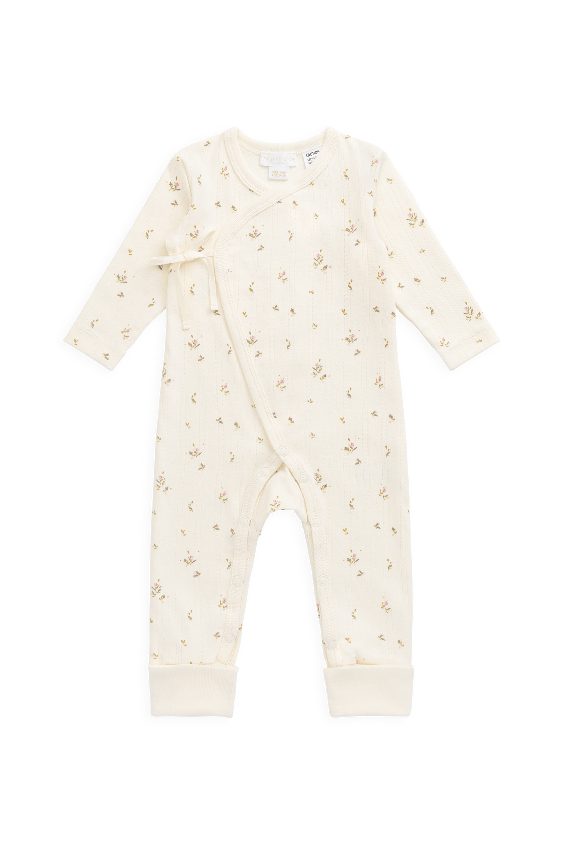 Organic Cotton Pointelle Estelle Onepiece - Dina Antique Childrens Onepiece from Jamie Kay Australia