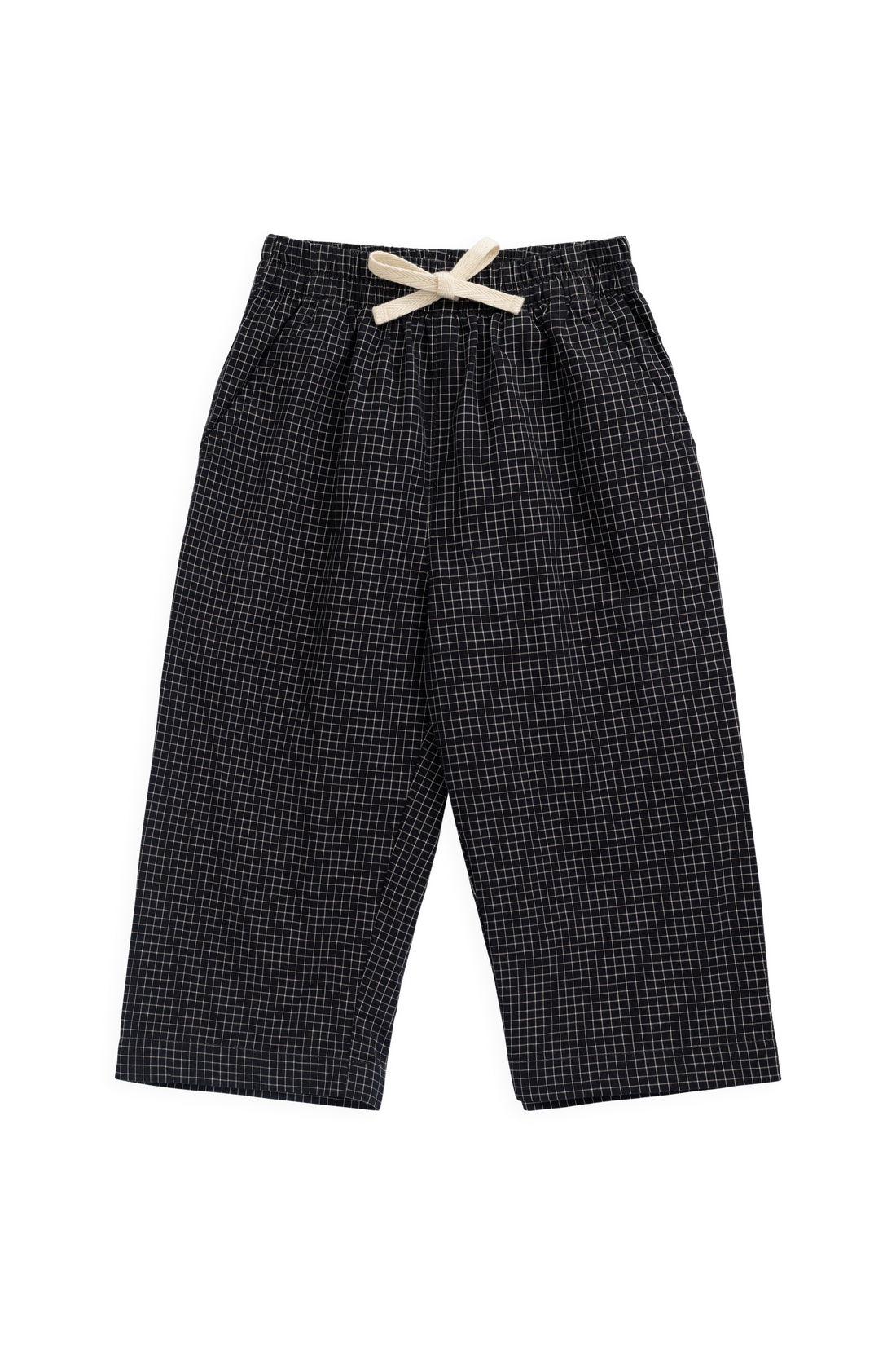 Organic Cotton Winslow Pant - Eclipse Grid Childrens Pants from Jamie Kay Australia