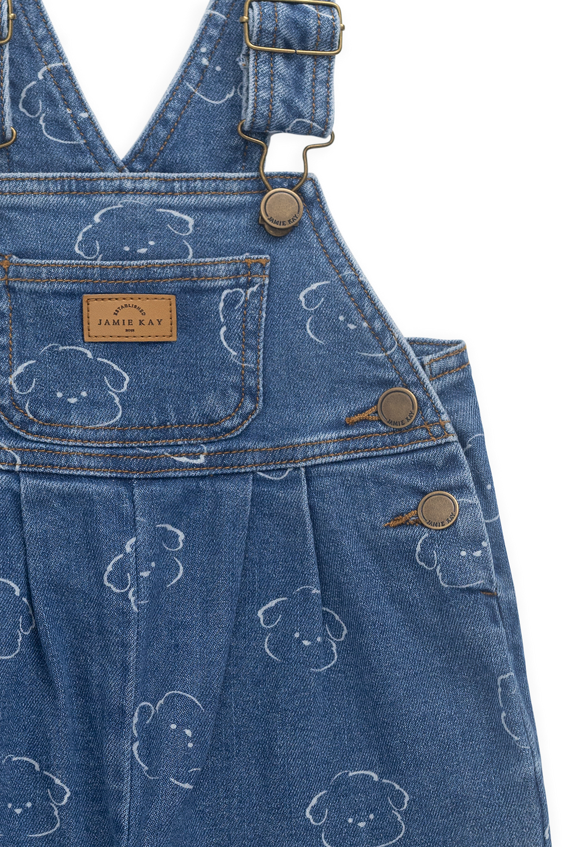 Blair Overall-Haru Denim Childrens Overall from Jamie Kay Australia