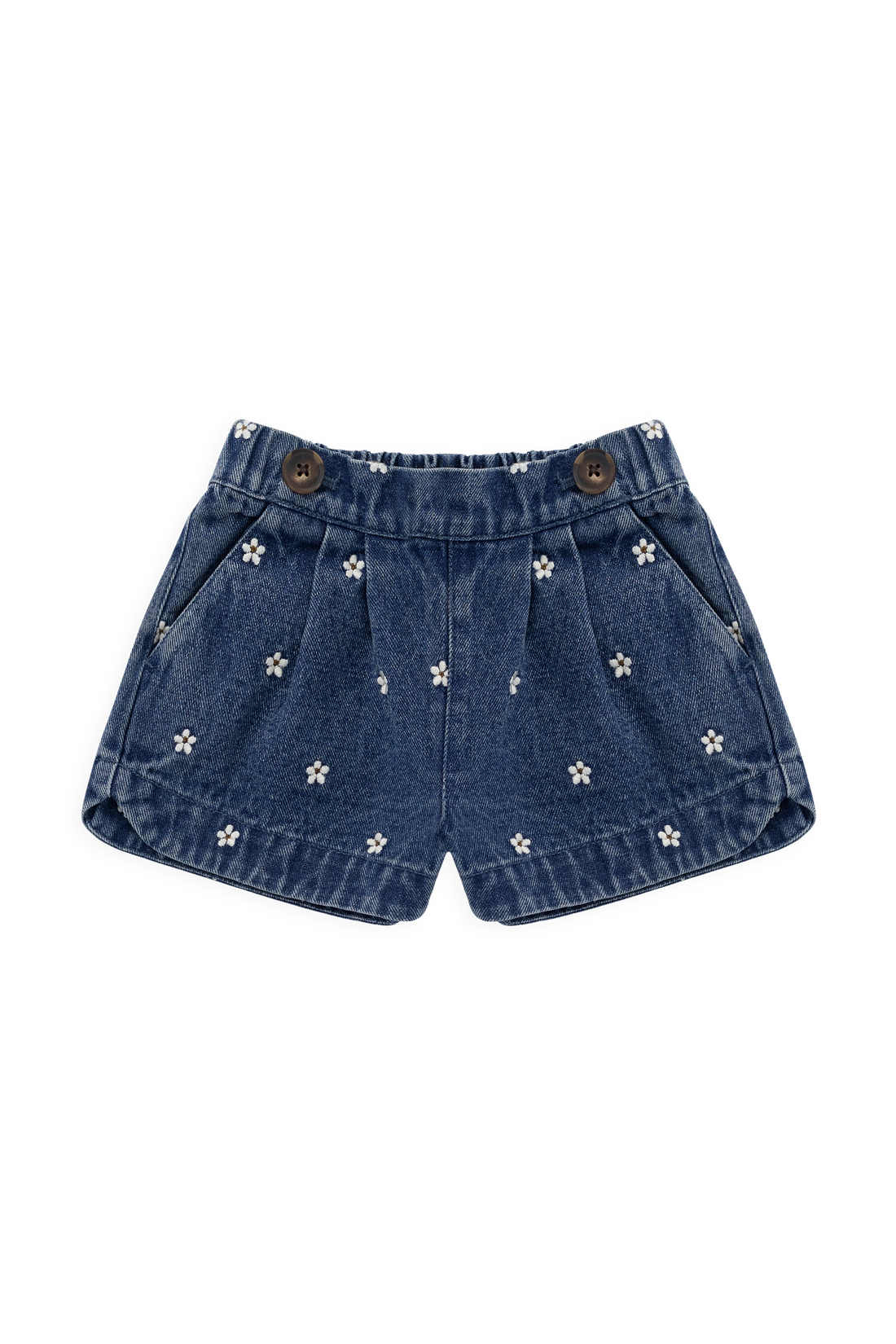 Jardine Short-Josie Floral Denim Childrens Shorts from Jamie Kay Australia