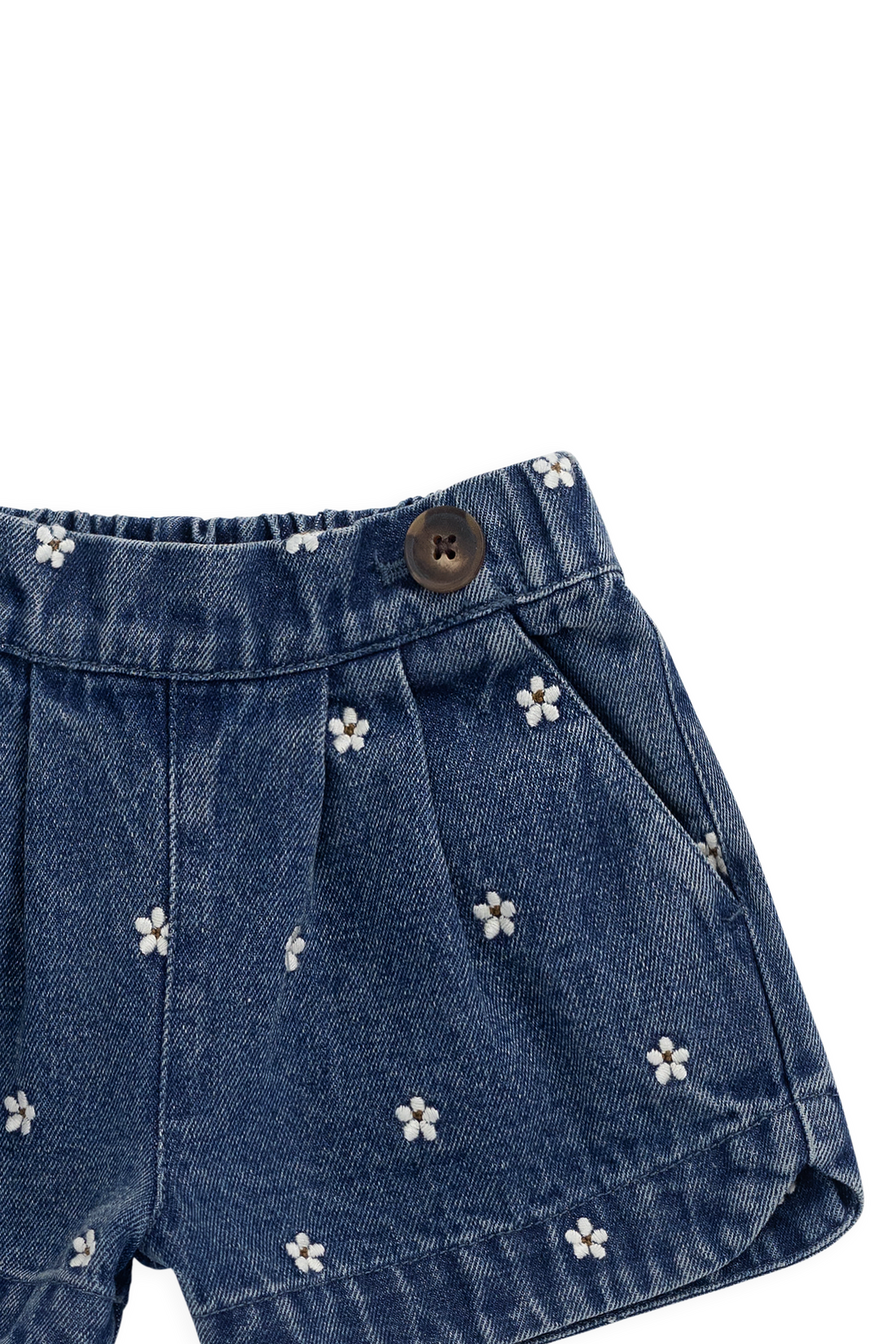 Jardine Short-Josie Floral Denim Childrens Shorts from Jamie Kay Australia