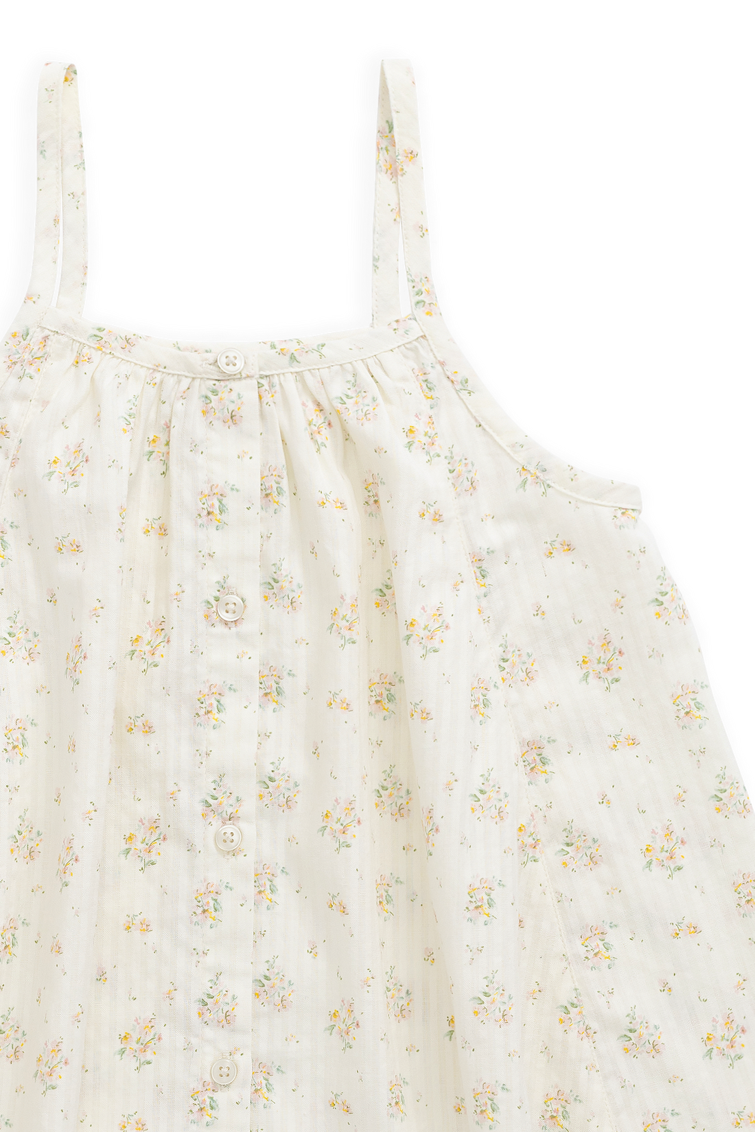 Organic Cotton Cosette Dress-Justine Parchment Childrens Dress from Jamie Kay Australia