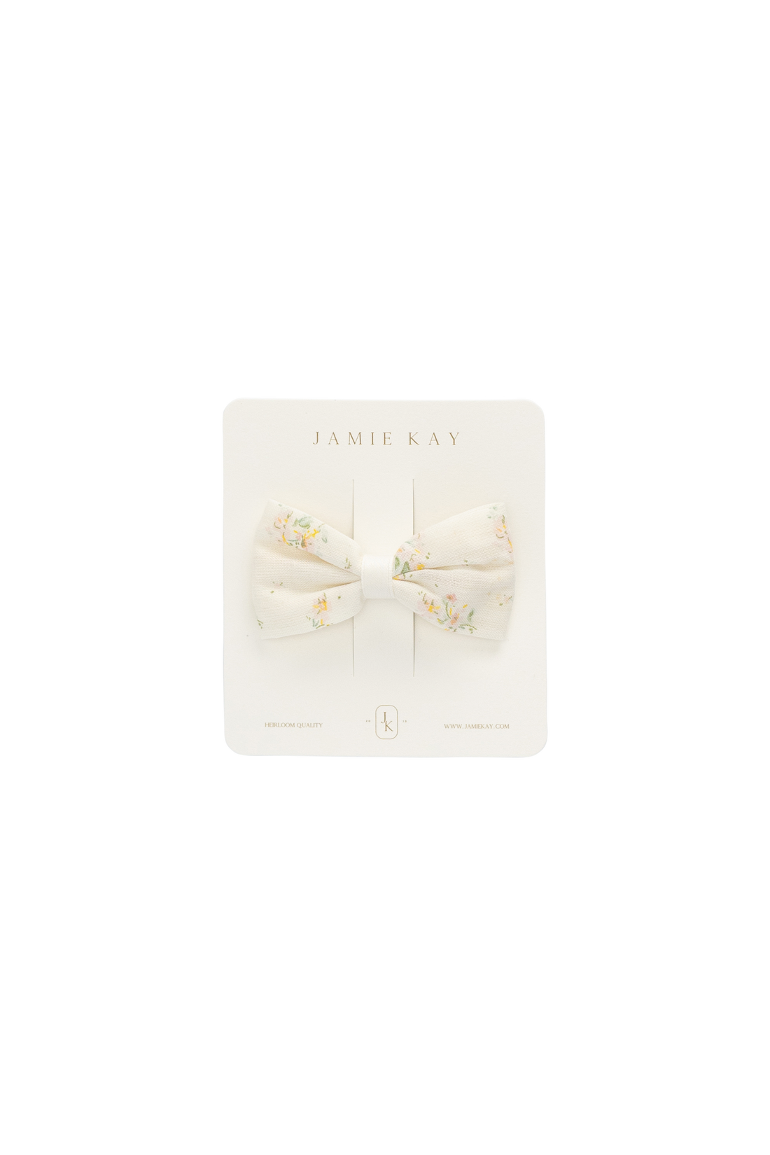 Organic Cotton Desiree Bow-Justine Parchment Childrens Bow from Jamie Kay Australia