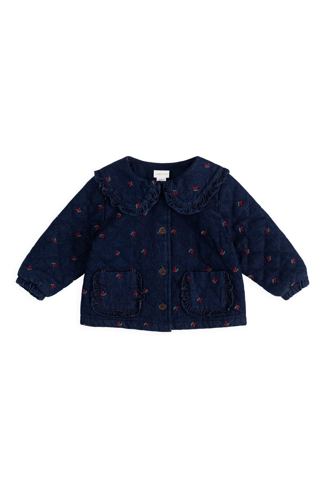 Amandine Jacket - Cerise Denim Childrens Jacket from Jamie Kay Australia