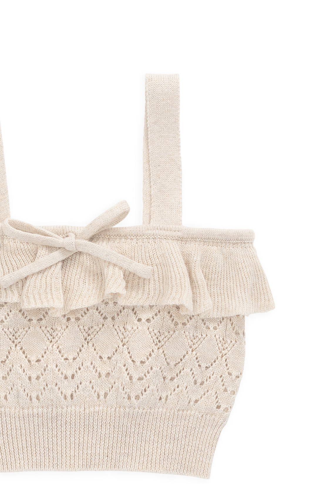 Melanie Top - Light Oatmeal Marle Childrens Top from Jamie Kay Australia