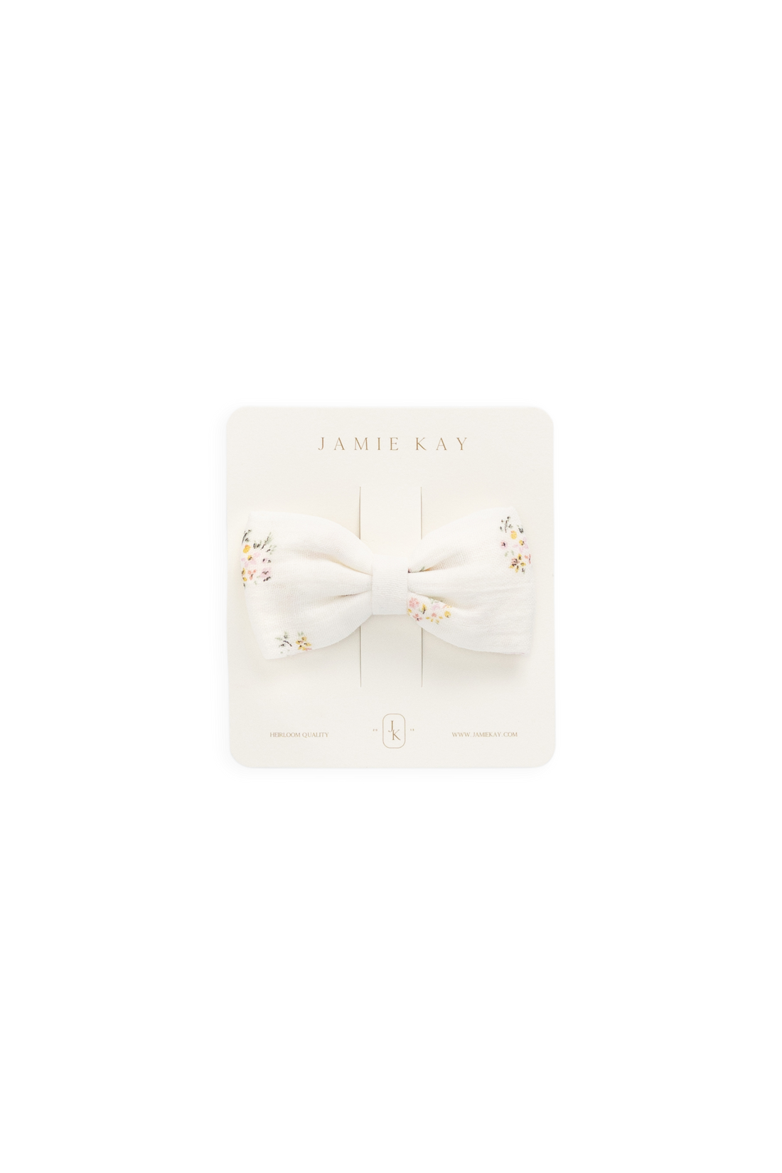 Organic Cotton Desiree Bow - Ayla Whisper Childrens Hair Bow from Jamie Kay Australia