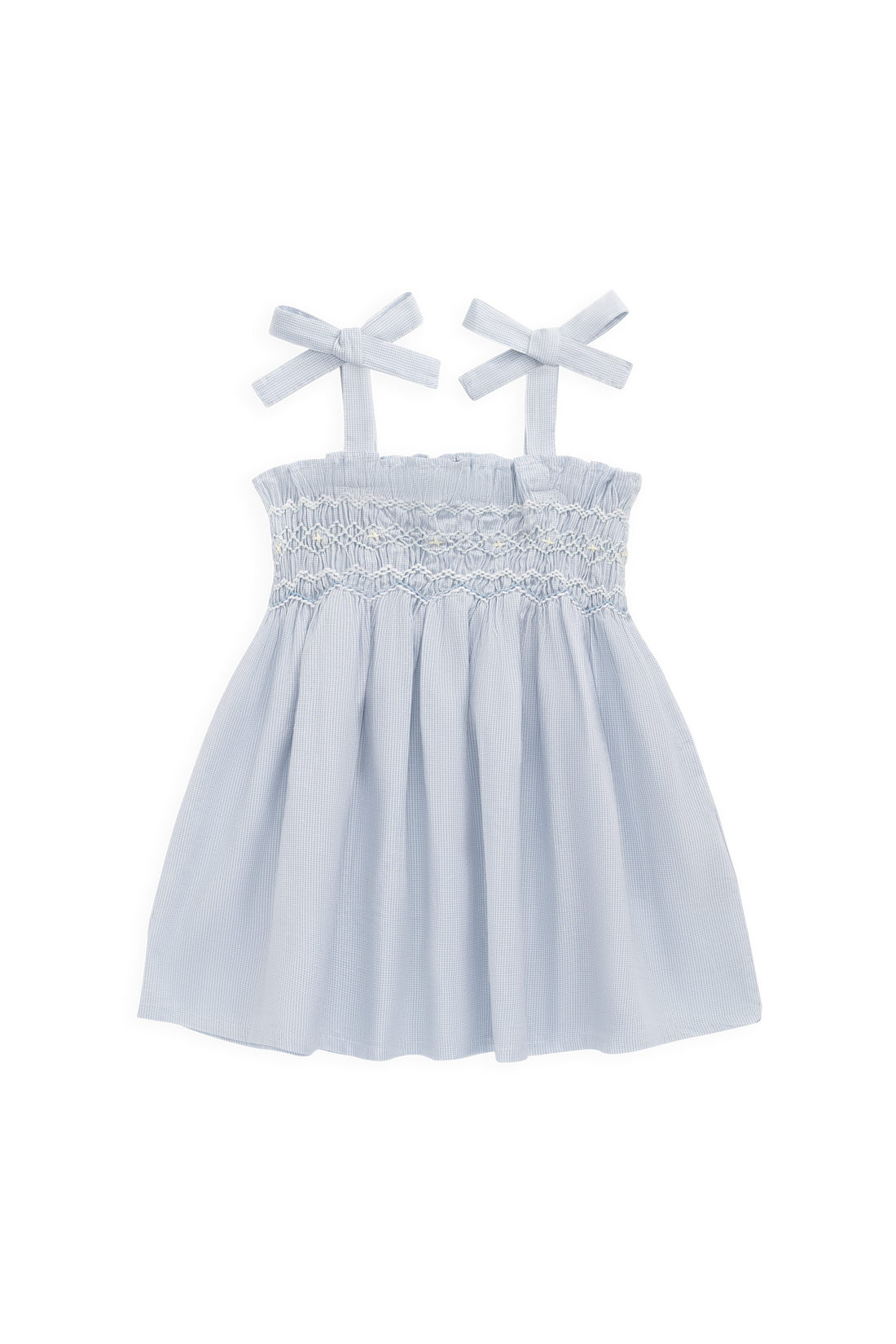 Organic Cotton Desiree Dress - Petite Check Childrens Dress from Jamie Kay Australia