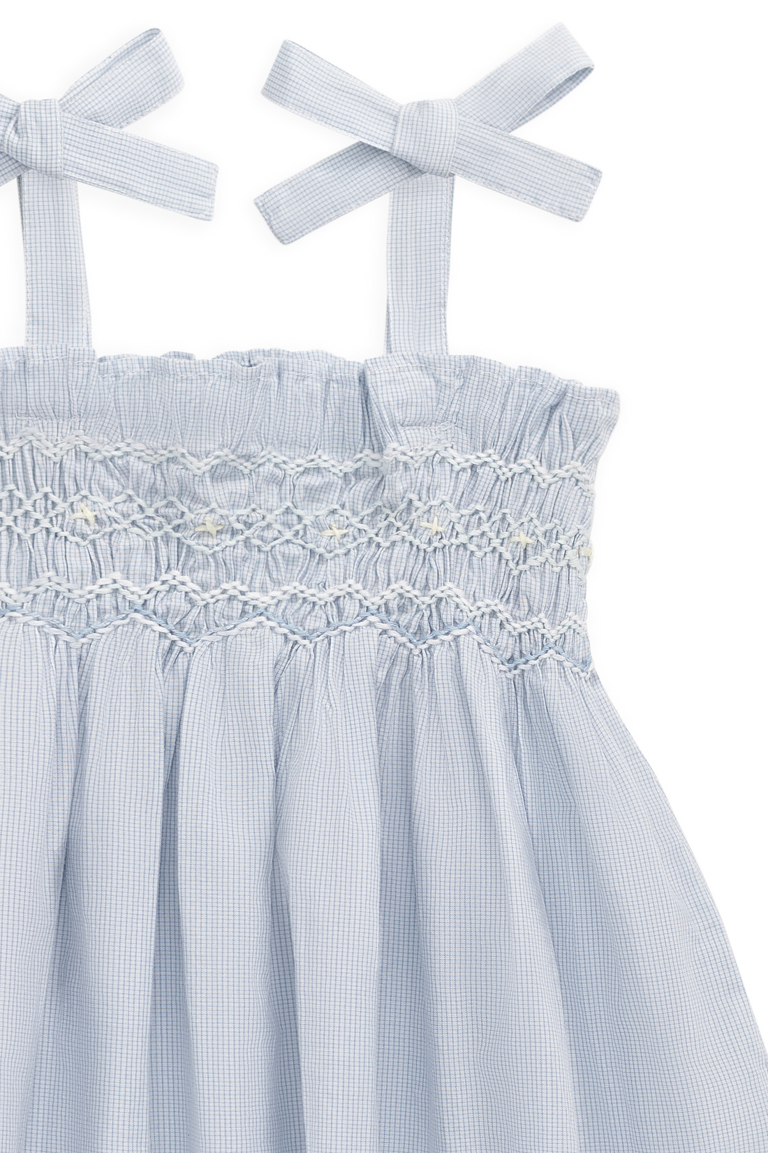 Organic Cotton Desiree Dress - Petite Check Childrens Dress from Jamie Kay Australia