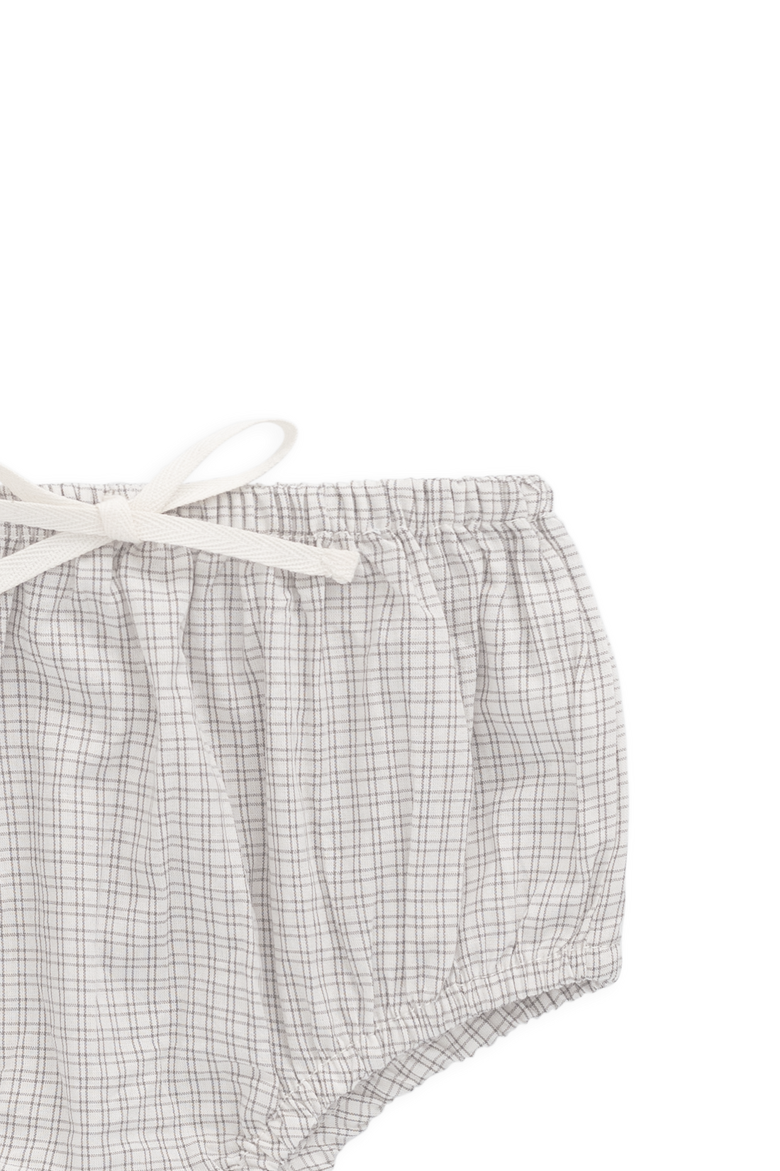 Organic Cotton Gabriel Bloomer - Cloud Check Childrens Bloomer from Jamie Kay Australia