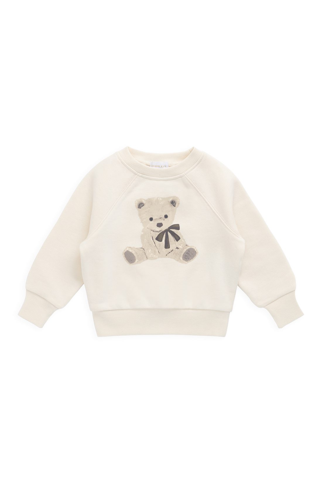 Organic Cotton Hayes Sweatshirt - Theo Teddy Cloud Childrens Top from Jamie Kay Australia