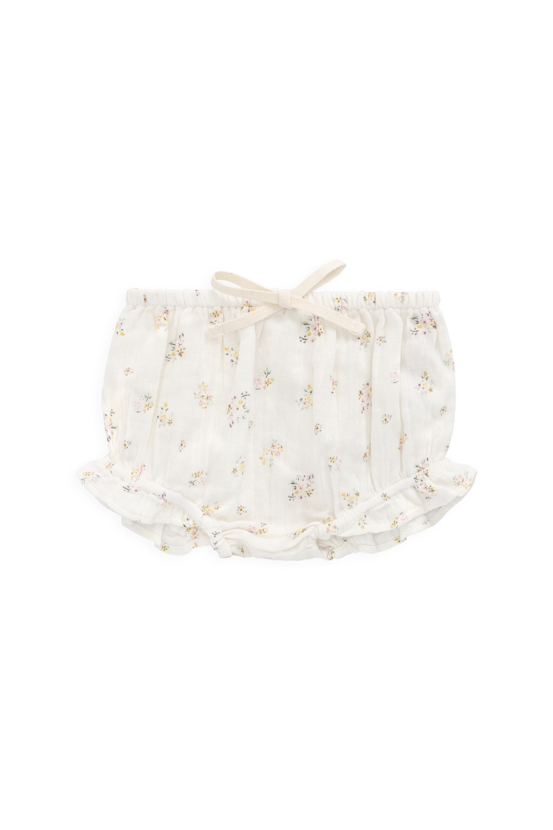 Organic Cotton Muslin Frill Bloomer - Ayla Whisper Childrens Bloomer from Jamie Kay Australia