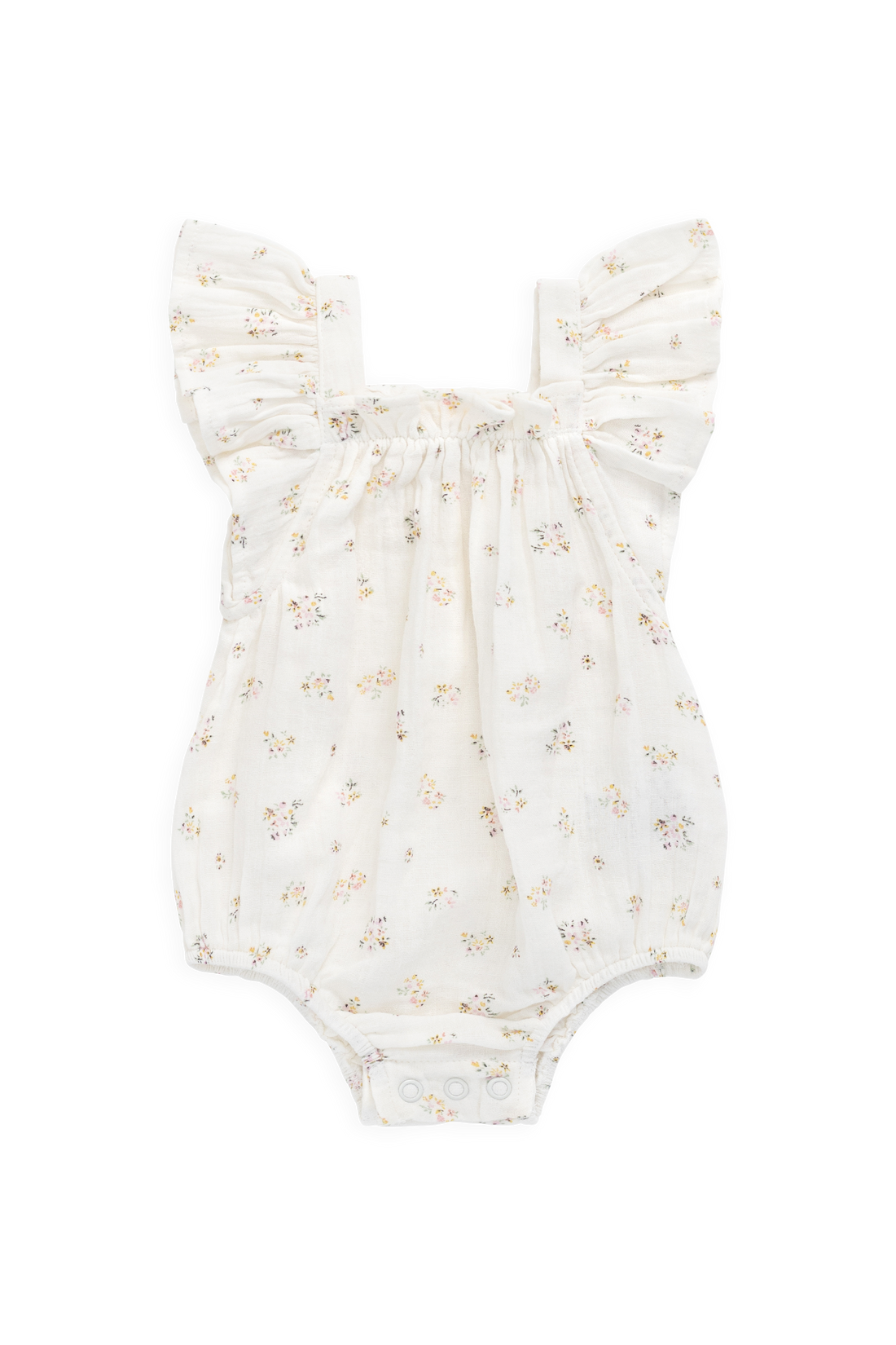 Organic Cotton Muslin Harriet Playsuit - Ayla Whisper Childrens Playsuit from Jamie Kay Australia