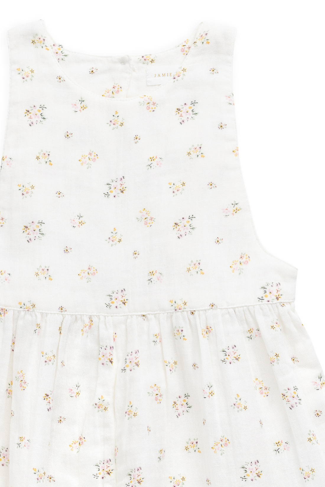 Organic Cotton Muslin Marceline Jumpsuit - Ayla Whisper Childrens Jumpsuit from Jamie Kay Australia