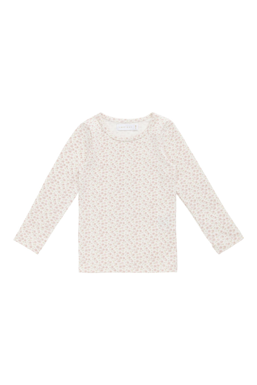 Organic Cotton Long Sleeve Top - Penelope Rose Small Childrens Top from Jamie Kay Australia