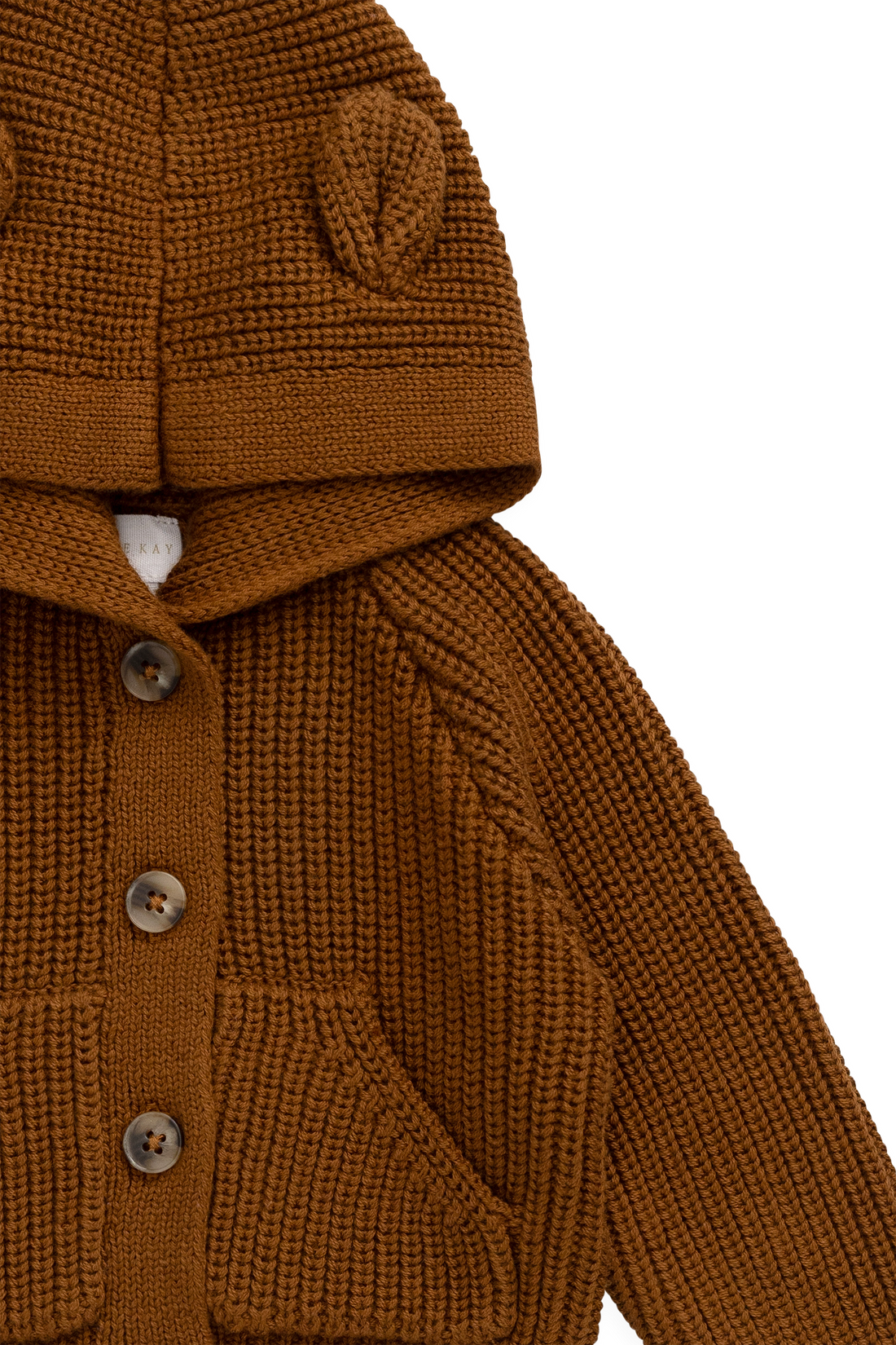 Bear Cardigan - Spice Childrens Cardigan from Jamie Kay Australia