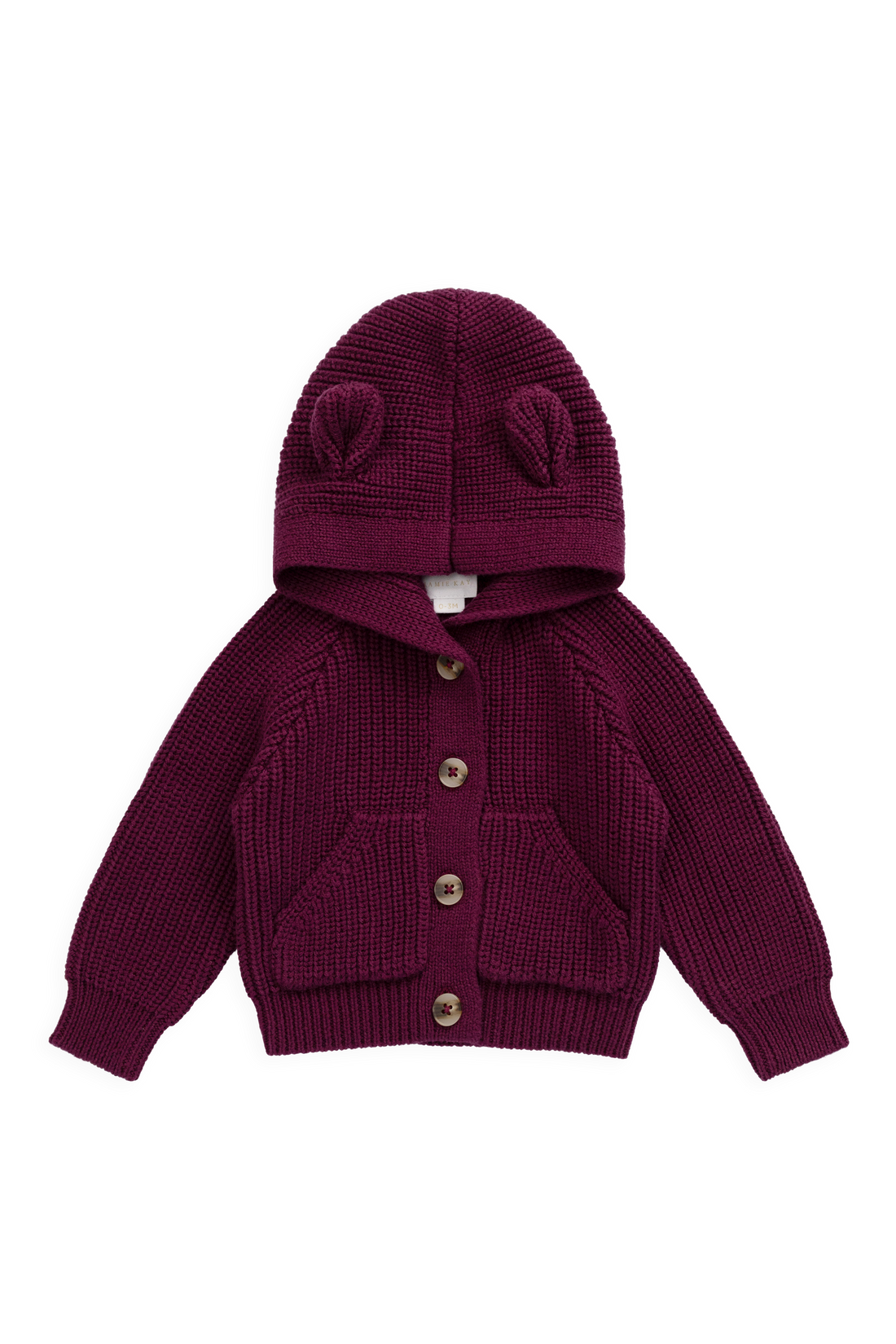 Bear Cardigan - Sweet Mulberry Childrens Cardigan from Jamie Kay Australia