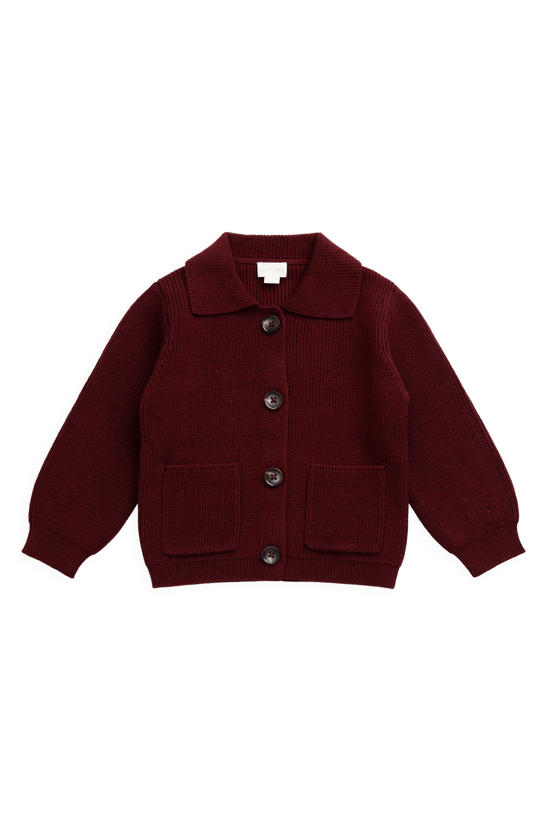 Ford Knit Jacket - Burgundy Childrens Jacket from Jamie Kay Australia