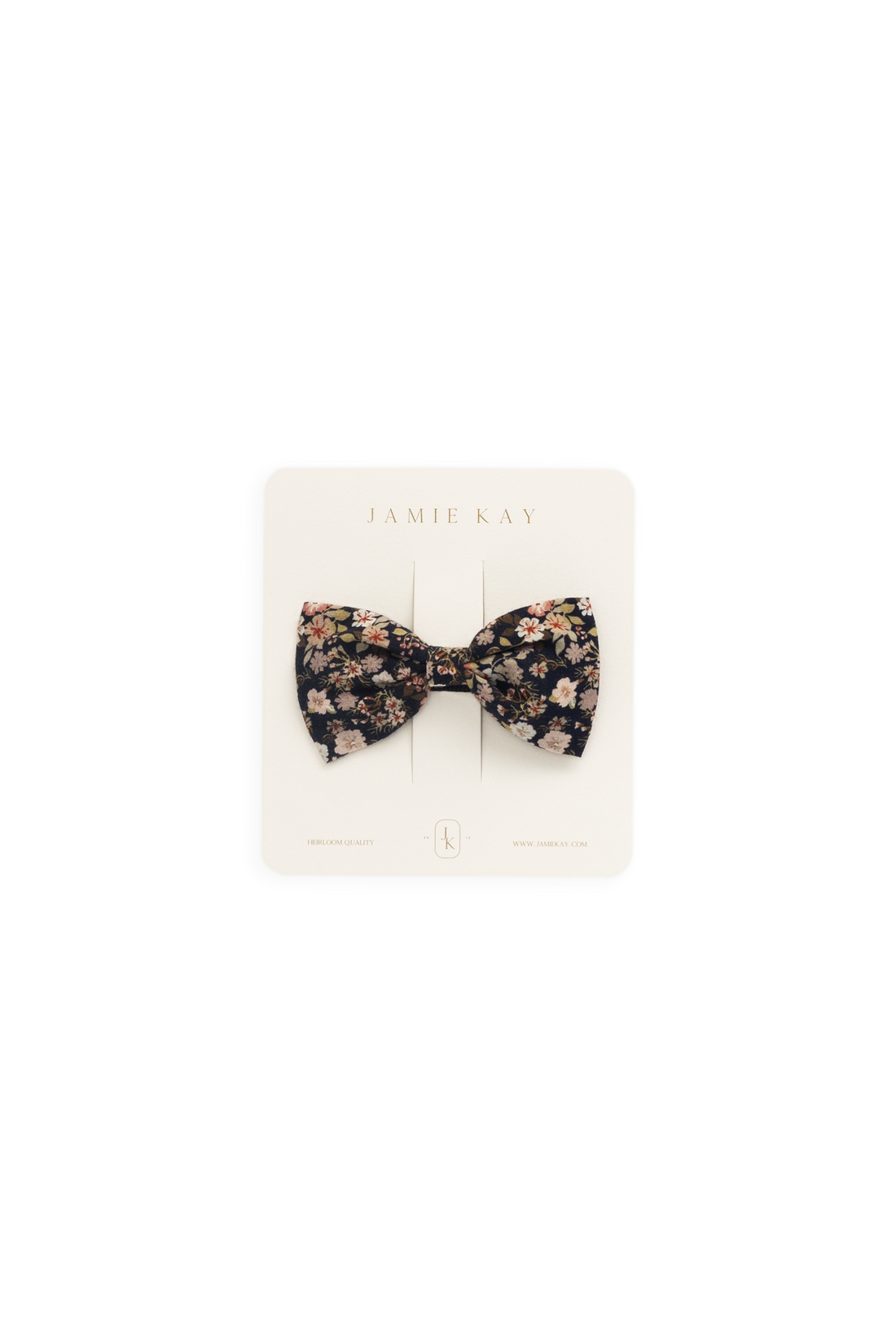 Organic Cotton Desiree Bow - Luca Floral Childrens Bow from Jamie Kay Australia