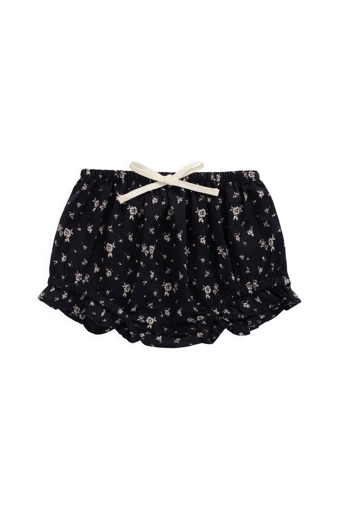 Organic Cotton Frill Bloomer - Huguette Graphite Childrens Bloomer from Jamie Kay Australia