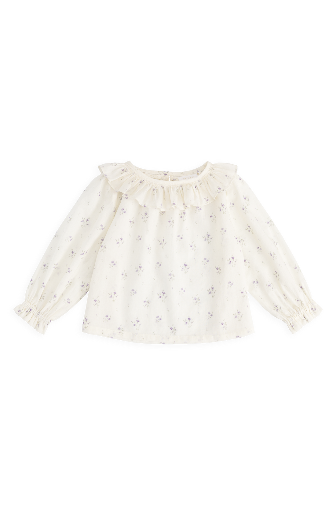 Organic Cotton Leonie Top - Jade Floral Childrens Top from Jamie Kay Australia