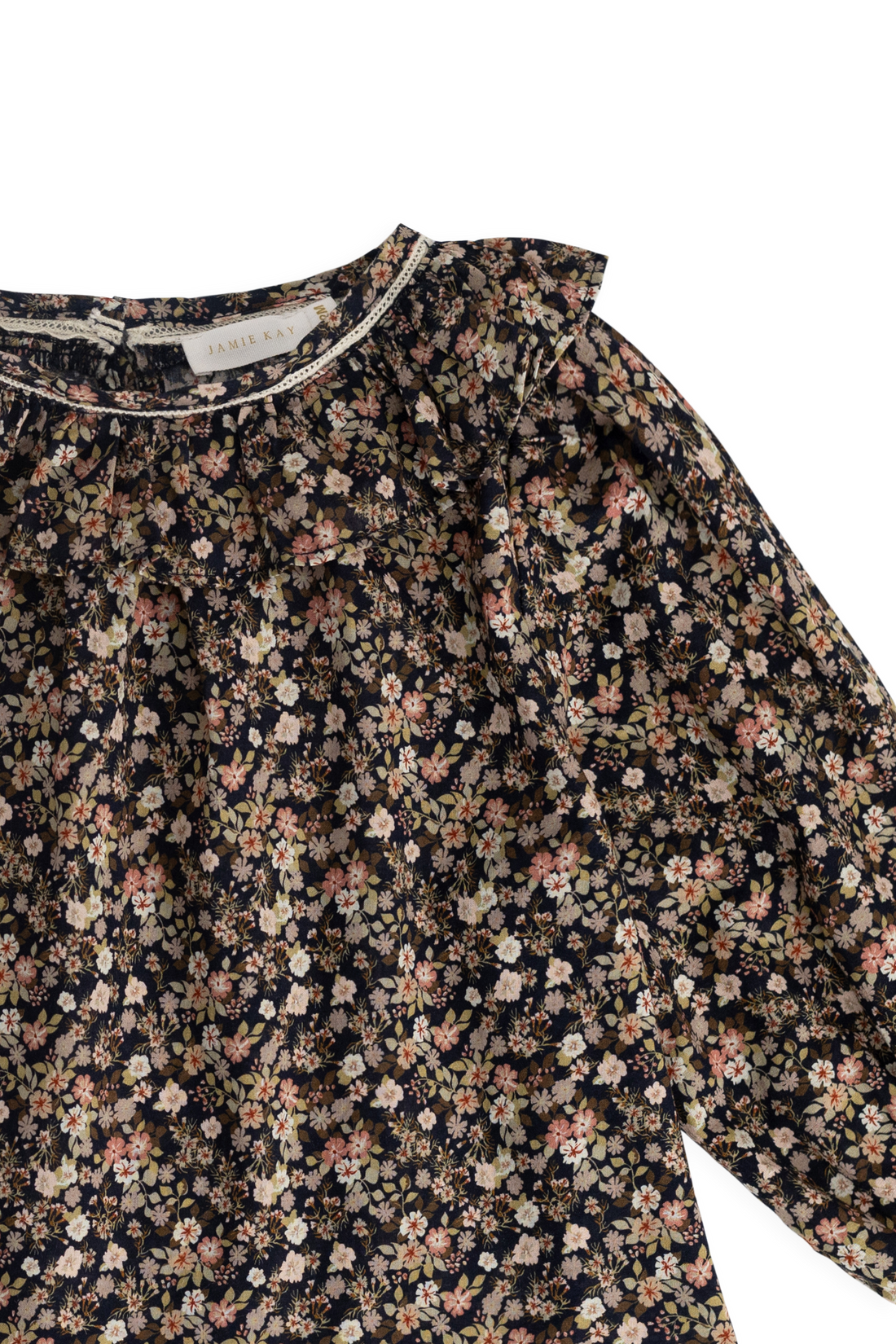 Organic Cotton Leonie Top - Luca Floral Childrens Top from Jamie Kay Australia