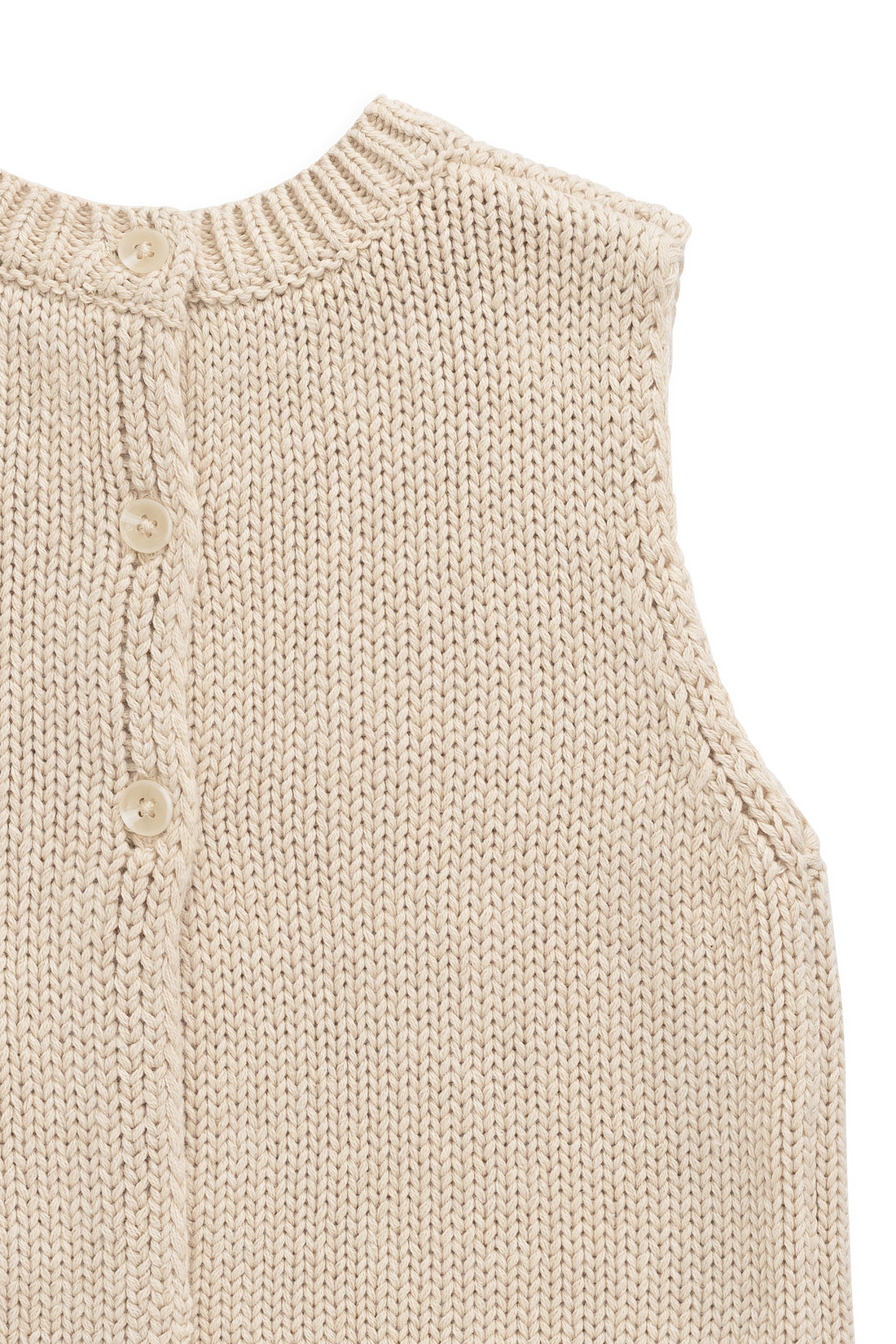 Drew Knit Vest - Vintage Linen Childrens Vest from Jamie Kay Australia