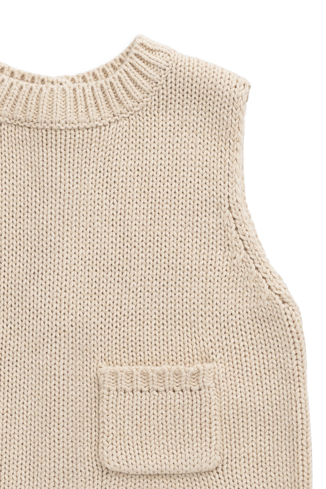 Drew Knit Vest - Vintage Linen Childrens Vest from Jamie Kay Australia