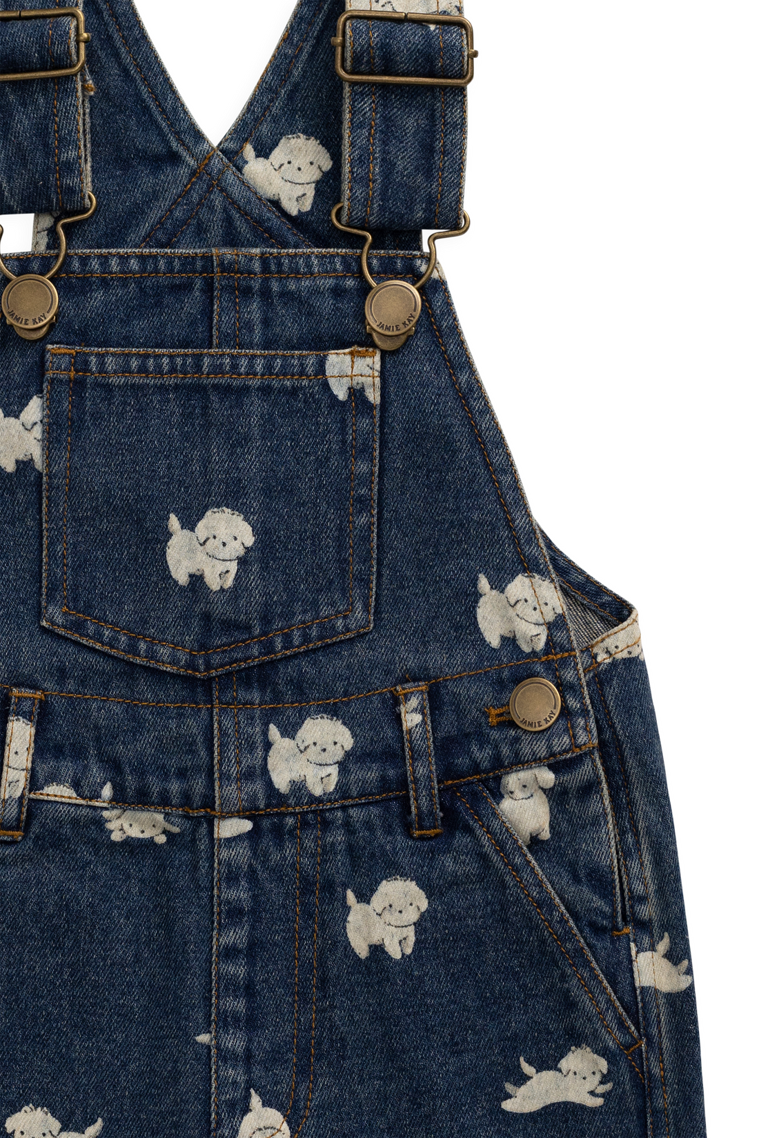 Fenix Short Overall - Finnegan Denim Childrens Overall from Jamie Kay Australia