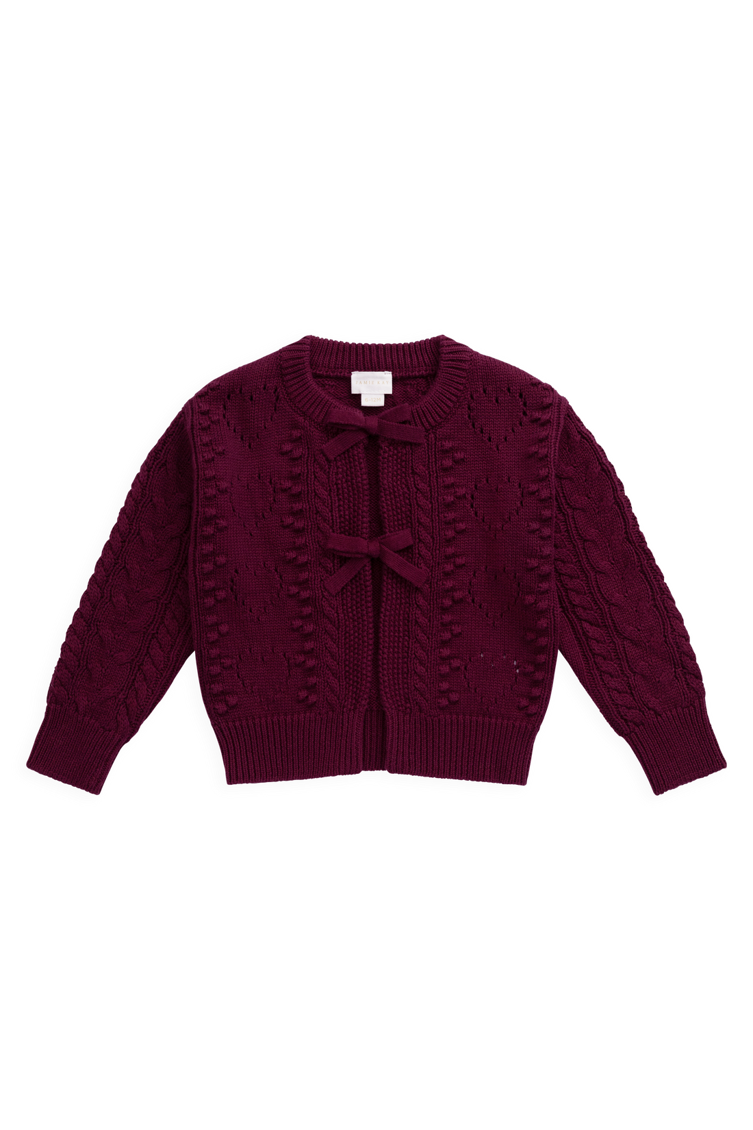 Josephine Knitted Cardigan - Mulberry Wood Childrens Cardigan from Jamie Kay Australia