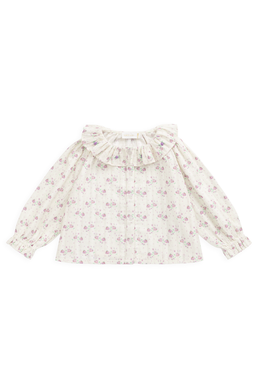Organic Cotton Beatrice Top - Molly Lilac Childrens Top from Jamie Kay Australia